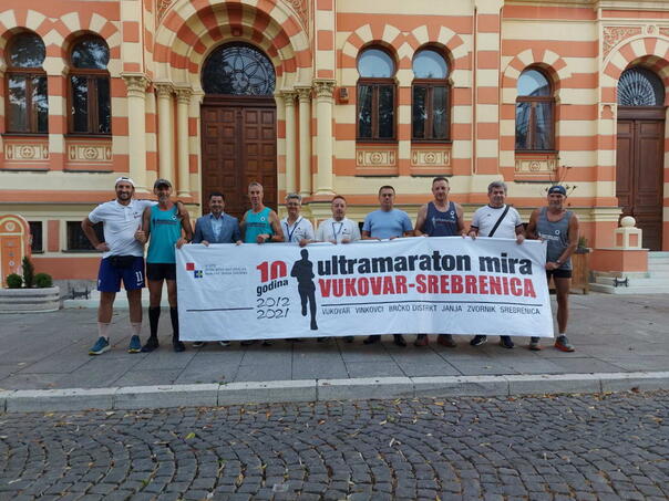 Ultramaratons arrived in Brcko: On the way of peace between Vukovar and Srebrenica