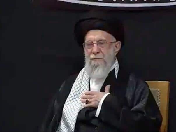 Iran leader for the first time in public of truce with Israel