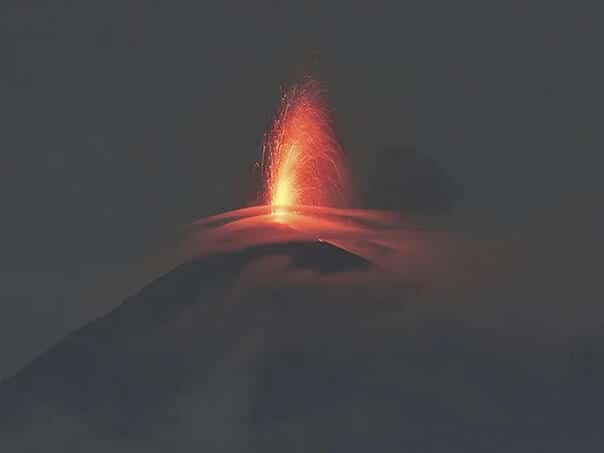 Volcano in Iceland erupted 12. Road from 2021. Years