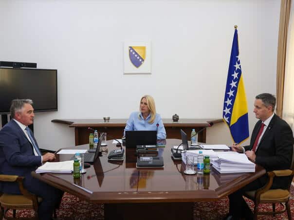 The Chair of the BiH Presidency was sitting on the agenda.