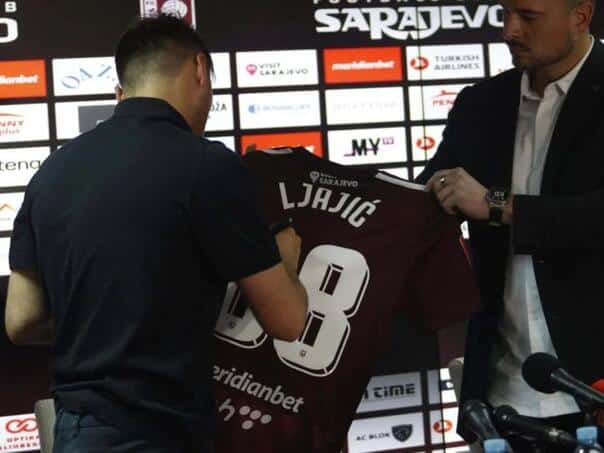 Action Pomozi.ba and FK Sarajevo: Auction signed by Adem Ljajić jersey