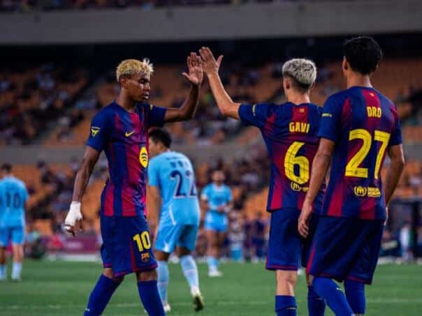 Barcelona returns to Camp Nou, but before 27,000 fans