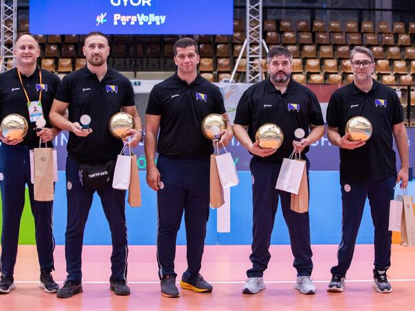 As many as five bh. Seating volleyball players in the ideal line of the European Championship