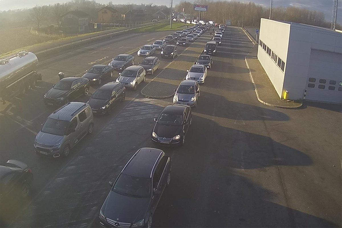 Enhanced traffic at borders – longest retention towards Croatia and Montenegro