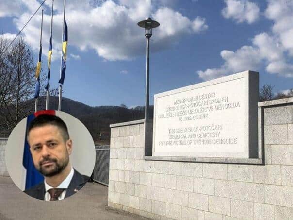 Minister Amidic arrived a fierce response from Potocari