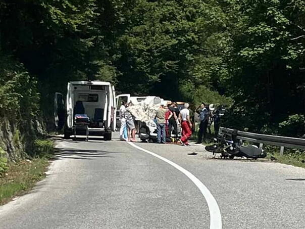 On the main road Foča – Gacko killed motorcyclists, traffic suspended