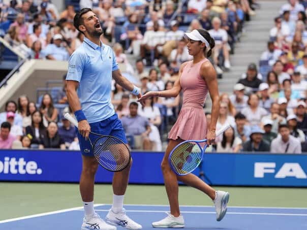 Novak Djokovic shockingly dropped already in 1. Kolo US Open in Pair with Olga Danilovic