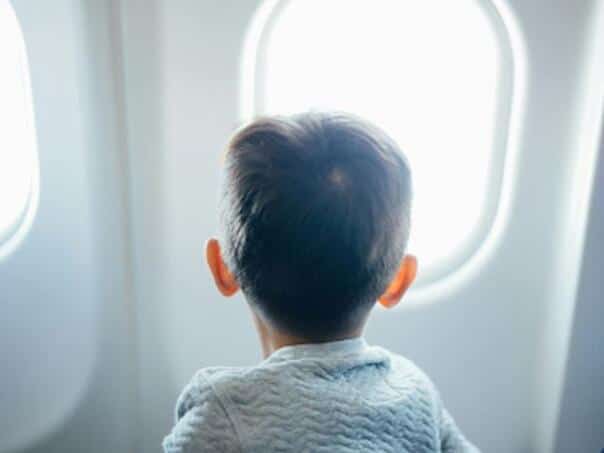 The family lost a boy at the airport and experienced a real shock