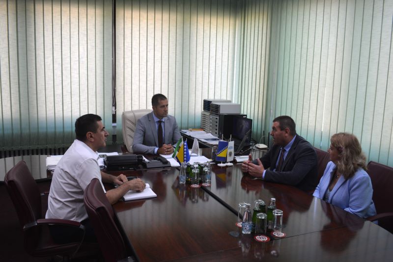 Visit to the Ministry of the Interior ZDK was a delegation of the OSCE Mission to BiH