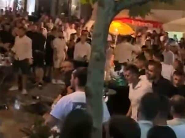VIDEO: Mass fights on a large muse in Posusje