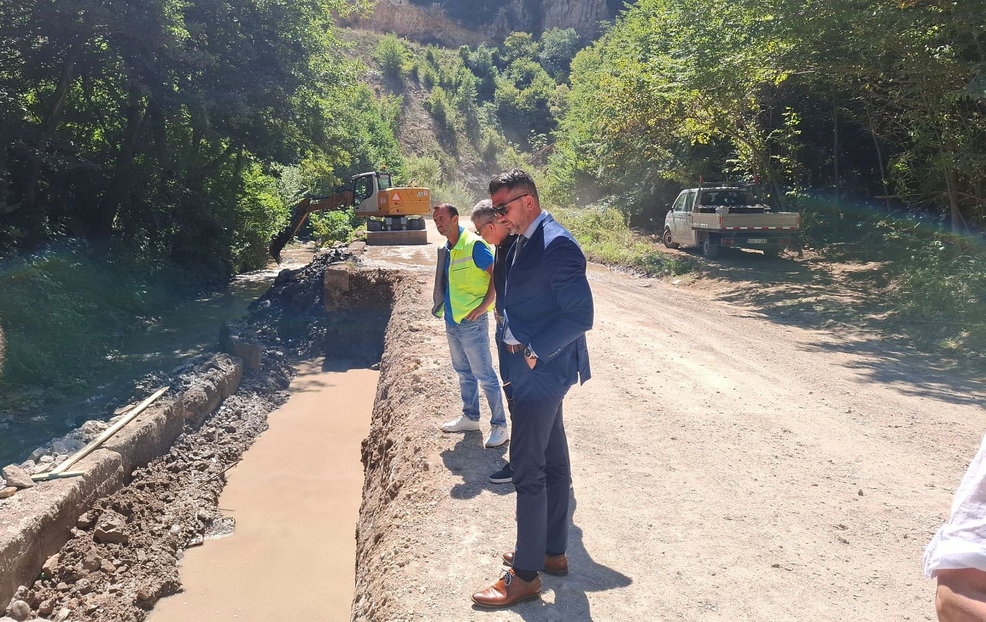Minister Adnan Shabani visited works on the rehabilitation of the road Zenica – Arnauti