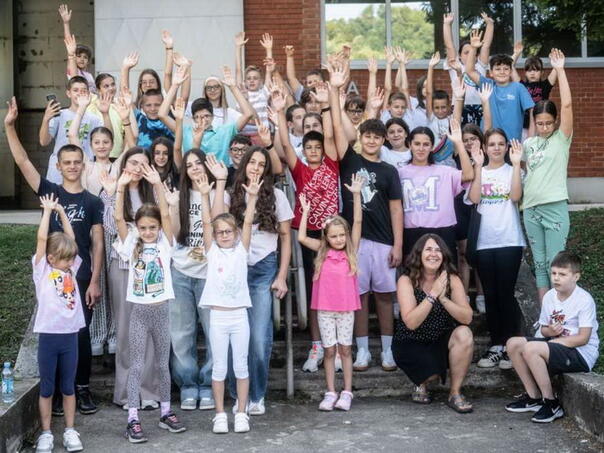 Srebrenicakids in the Memorial Center gathered 40 little ones from Srebrenica, Bratunac and Sarajevo