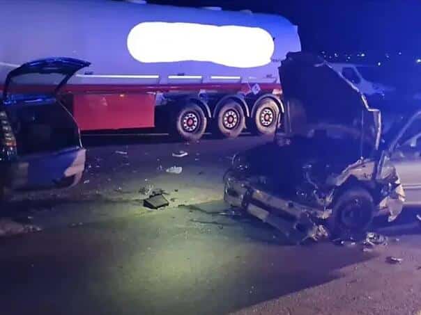 Horrible Collision of two vehicles on the road Prijedor – Banja Luka, drivers seriously injured