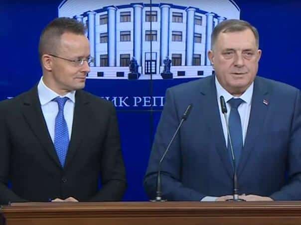 Szijjarto: Witch hunting in BiH continues, Dodik is a friend of Hungary