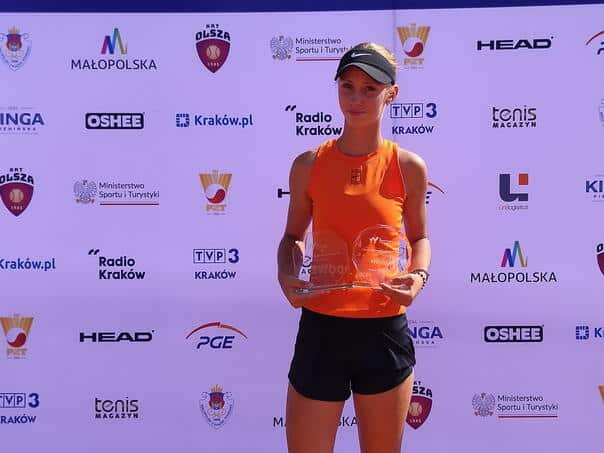 Tea Kovacevic won junior tournaments in Krakow and achieved a career ranking on ITF list U18