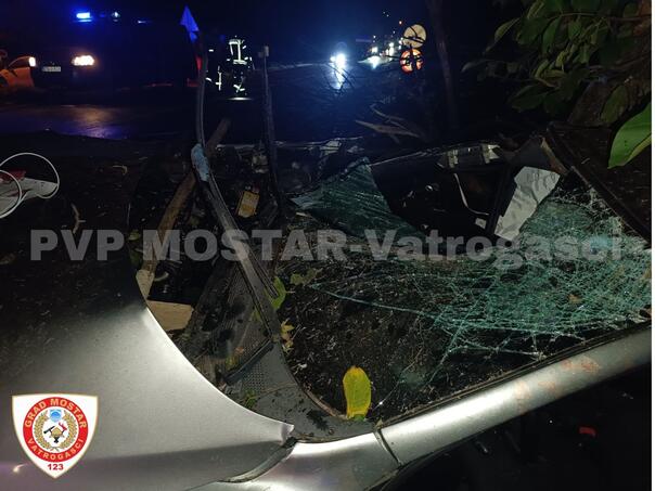 Heavier traffic accident on the road Mostar – chair, one person severely injured