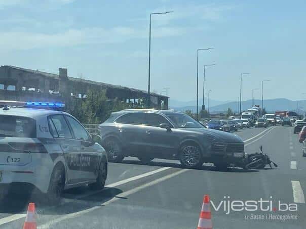 Hard Court in Sarajevo, motorcyclist injured