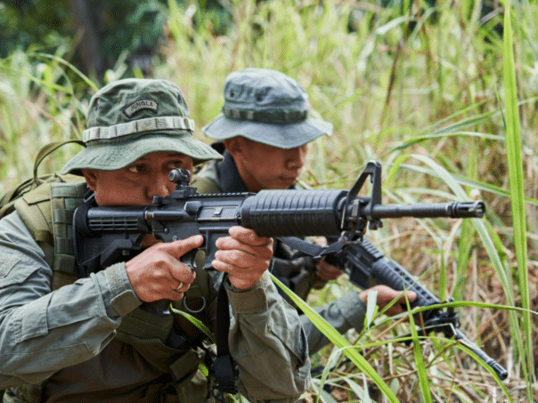 At the jungle in Colombia captured at least 34 soldiers