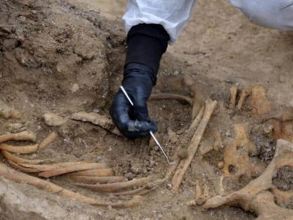 In Prijedor exhumed remains of one person