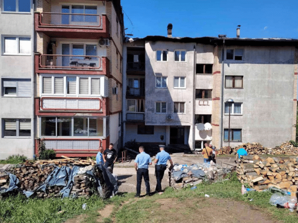 Six apartments burned in the building in Vlasenica