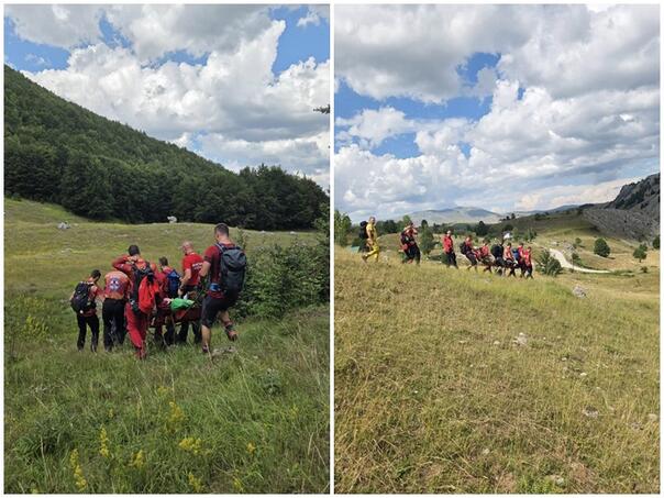 Successful Action GSS: On Visočica saved injured hiker
