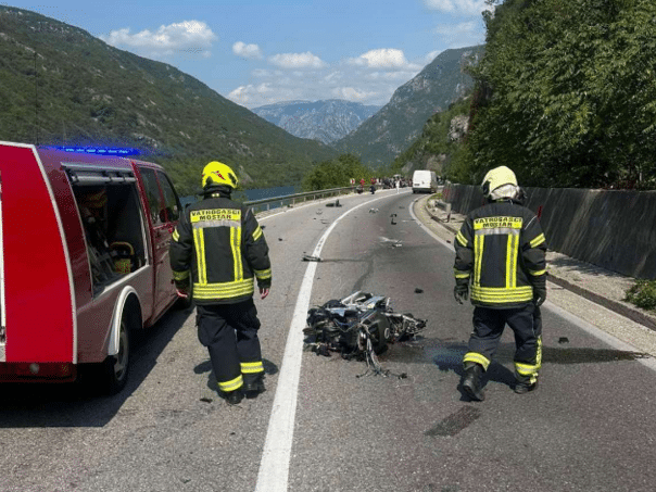 Firefighters Confirm: Died Motorist near Mostar