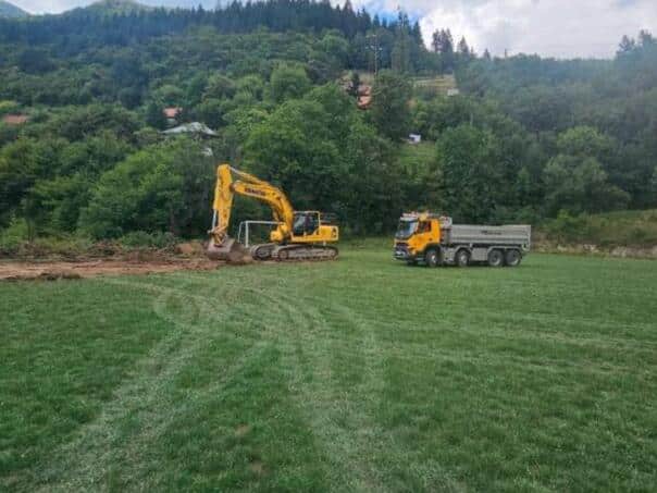 Started the reconstruction of the terrain at the stadium in Vareš