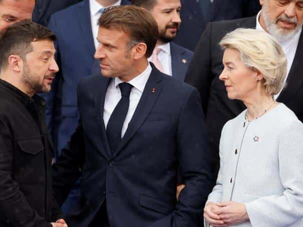 Green in Washington today with European leaders at a trip with Trump