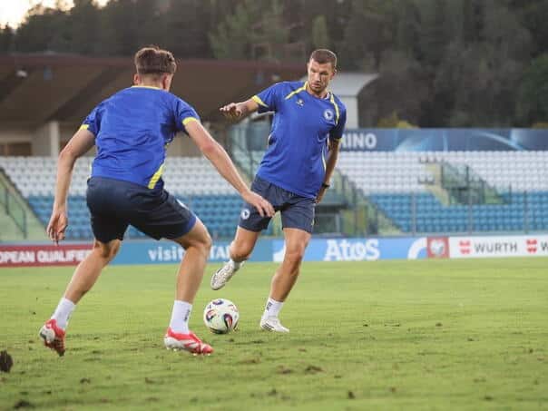 Dragons did a training in Serravalle