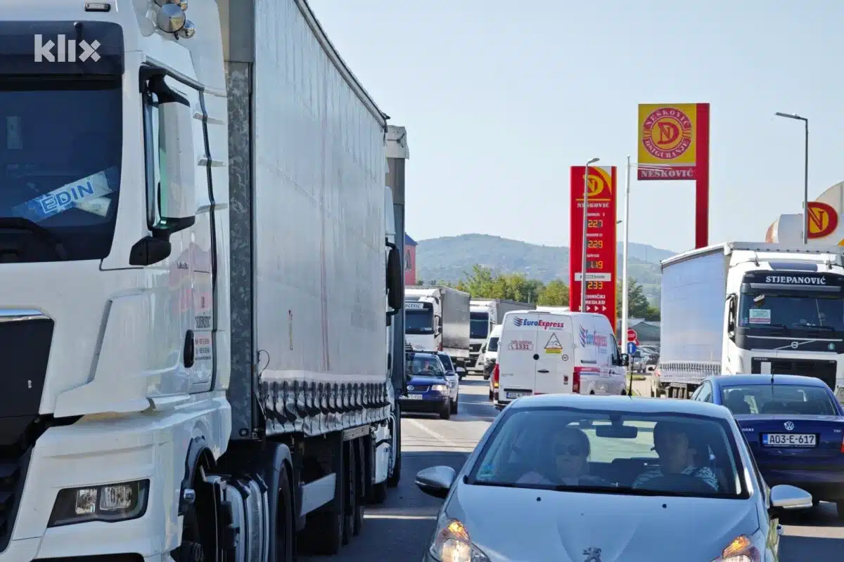 Trucks still on the main road with Doboj, so now no one talks about the match