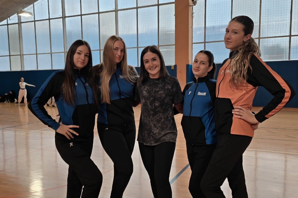 Cheerleading Coaches from the JZH participated in the training in Slovenia