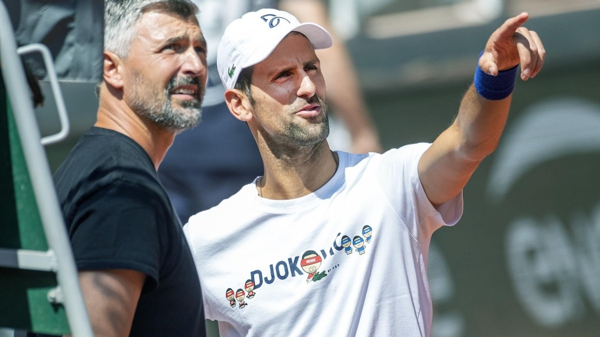 As the legendary service Goran Ivanišević raised Djokovic to the top