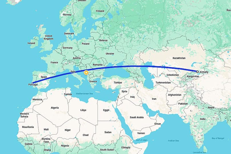 The team last six time zones in the longest guest in the history of the Champions League
