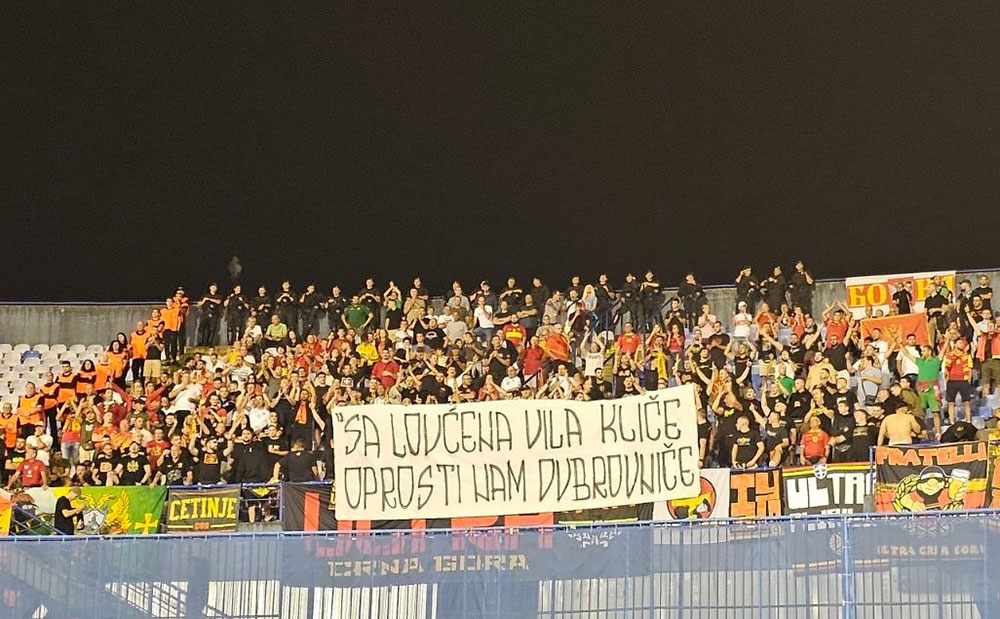 “Forgive us Dubrovnice”: Montenegrin fans of banner have told Croatia to Croatia