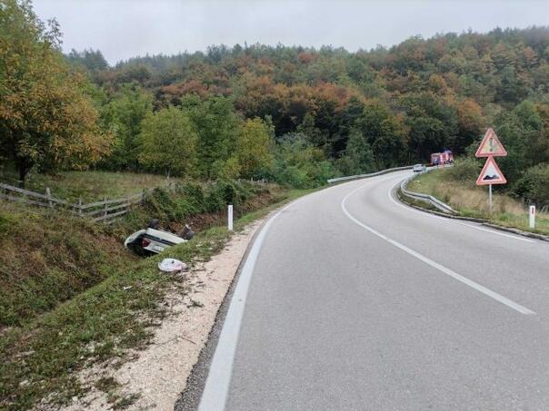 Two people from Tuzla injured in a ribbon accident