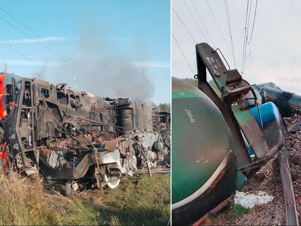 Trains explosions in Russia: "Sabotage Ukrainians"