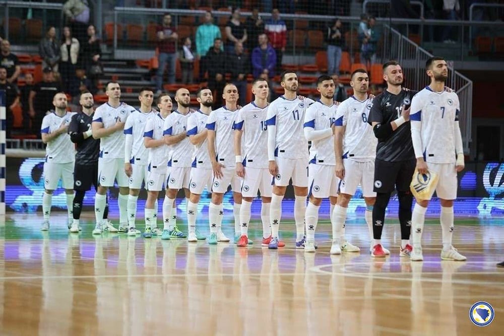 PLAYERS PLAYAL PLAYERS PULTSAL NECTURES OF BIH FOR MATCHES WITH BELGIJA