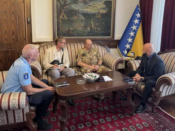 IsaAs and EUFOR representatives on the current security situation in BiH and cooperation