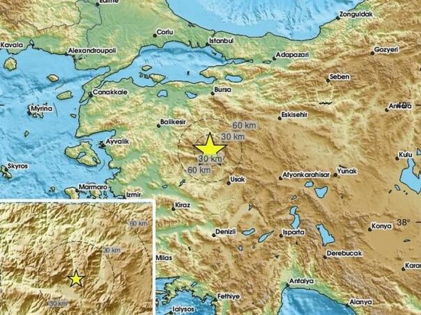A strong earthquake hit Turkey
