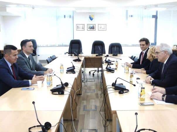 Kajganić met with the head of the OSCE Mission to BiH