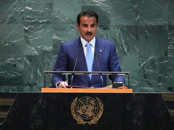 Qatar Emir accused Israel for terrorism before the UN General Assembly
