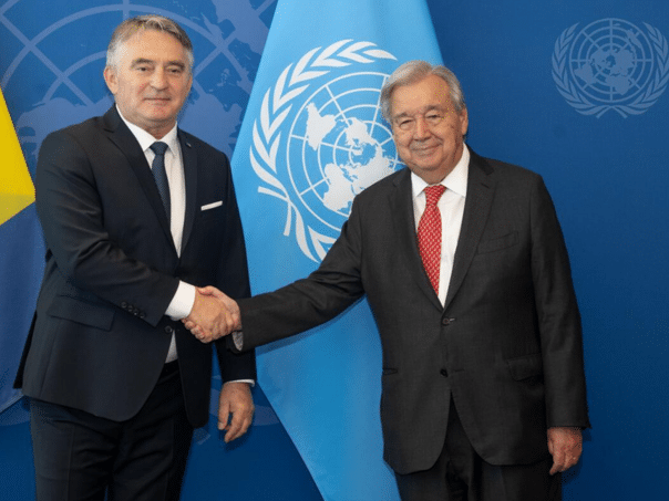 Komsic with Guterres: As soon as possible to implement the resolution of Srebrenica