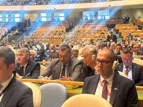 Konaković stayed in the UN: he called for a solution to the Palestinian issue