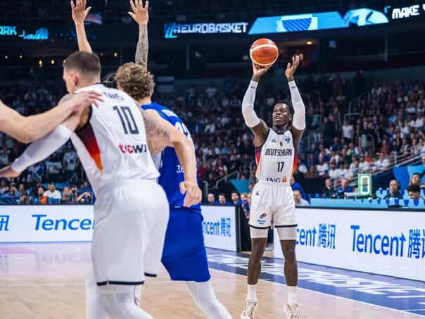 The basketball players of Germany mastered Finland and entered the finals of the Eurobasket!