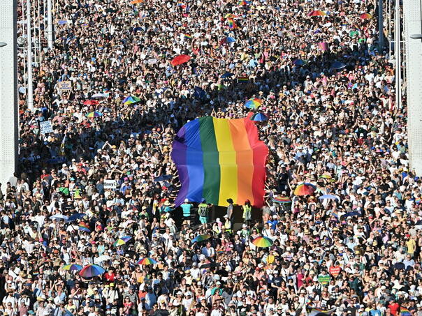 Hungarian police forbade pride parade