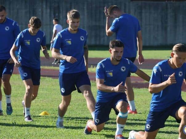 Young national team of BiH today in Mostar against Israel