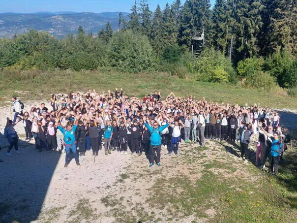 Started "Hiking school"4,067 seventh grade students on Bjelasnica trails, Igman and Trebević