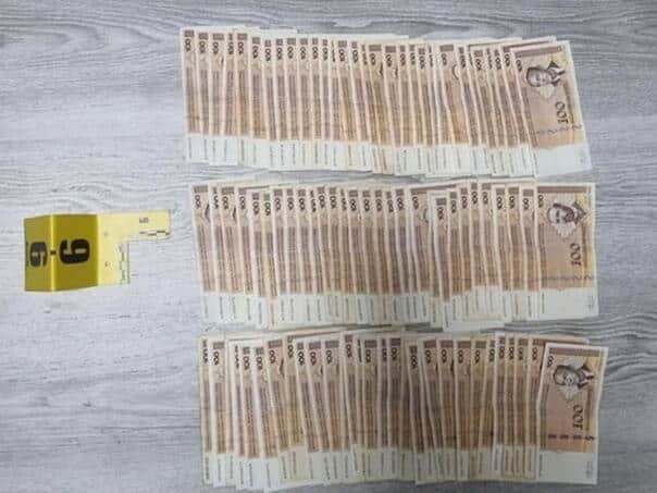 Police in the hectomed search found more than five pounds of intoxicating drugs and weapons