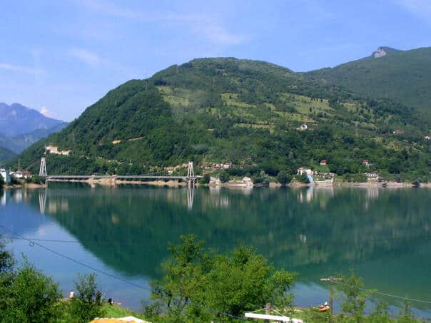 Found body in Jablanica Lake