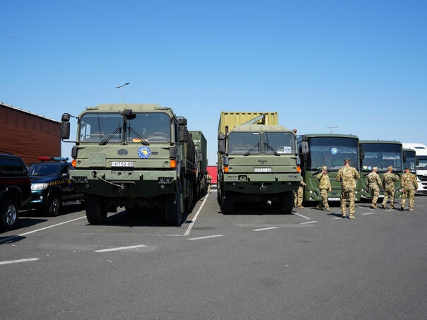 Reservists from Hungary and members of NATO KFOR arrived in BiH